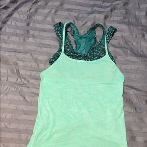 Lulu lemon athletic tank top w built in sports bra